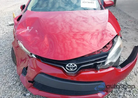 2014 Toyota Corolla Le z USA, uszkodzony, nr VIN 2T1BURHE9EC158111